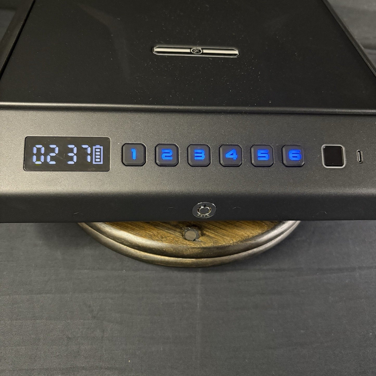 Gun Safe for Handgun Biometric Gun Safe 3 Ways Quick Access with Fingerprint/Key10