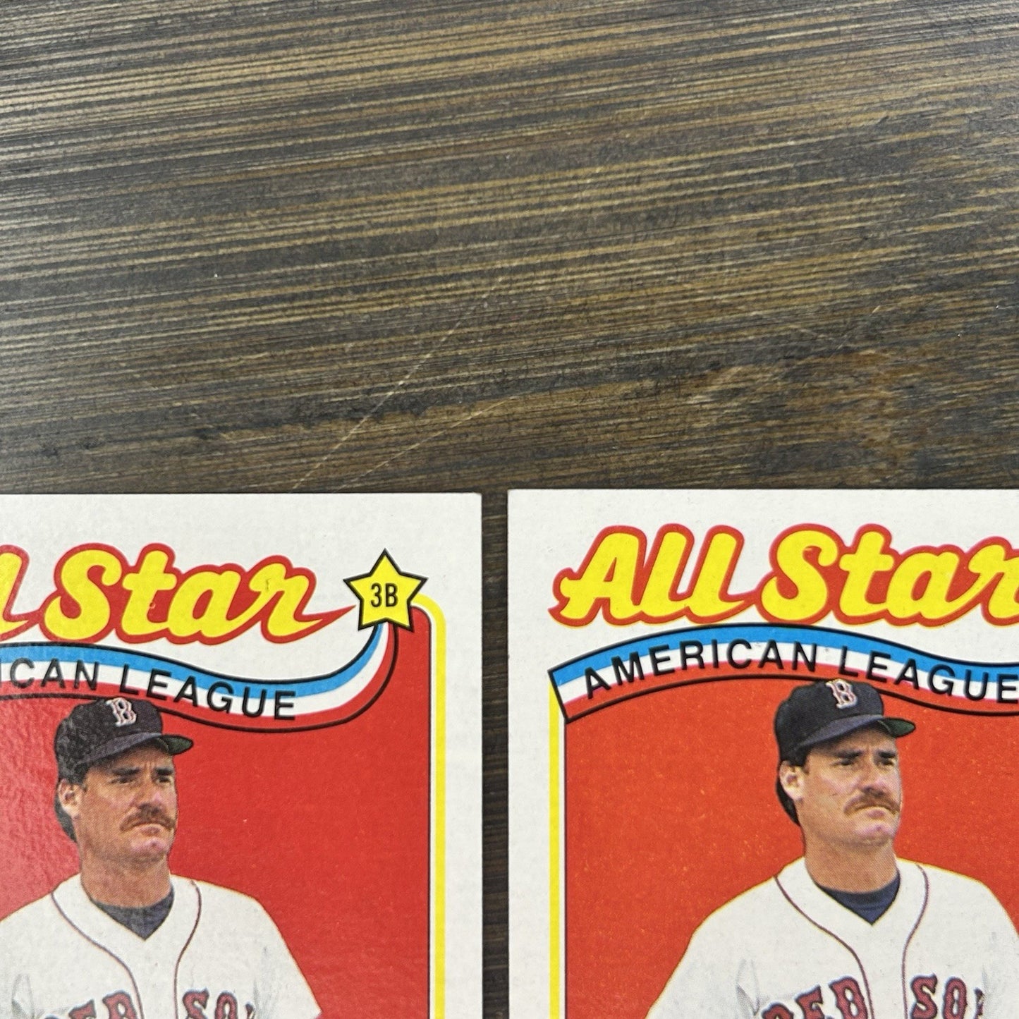 1989 Topps Wade Boggs #399 High Grade MLB Trading Cards (Lot of 2) Baseball3