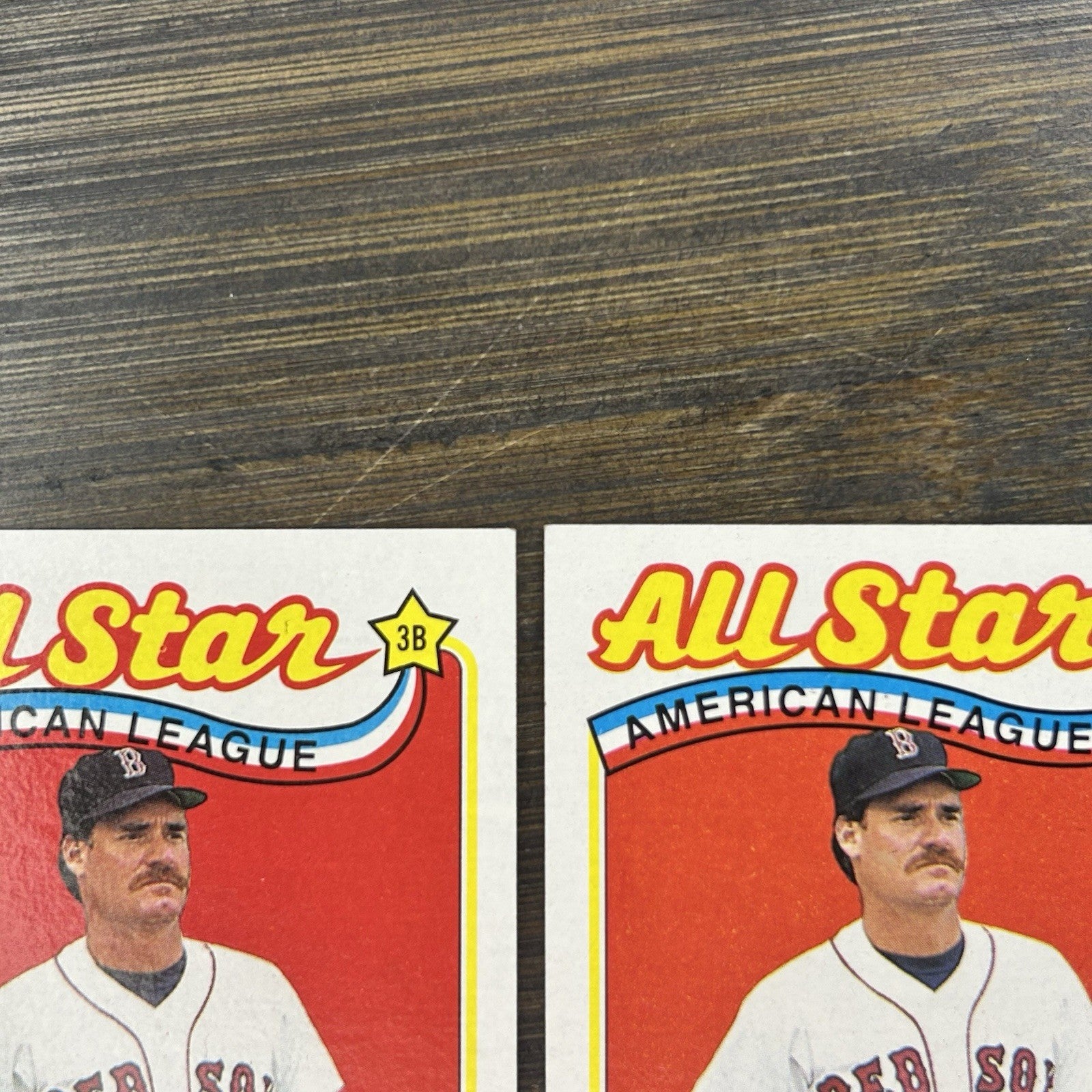 1989 Topps Wade Boggs #399 High Grade MLB Trading Cards (Lot of 2) Baseball3