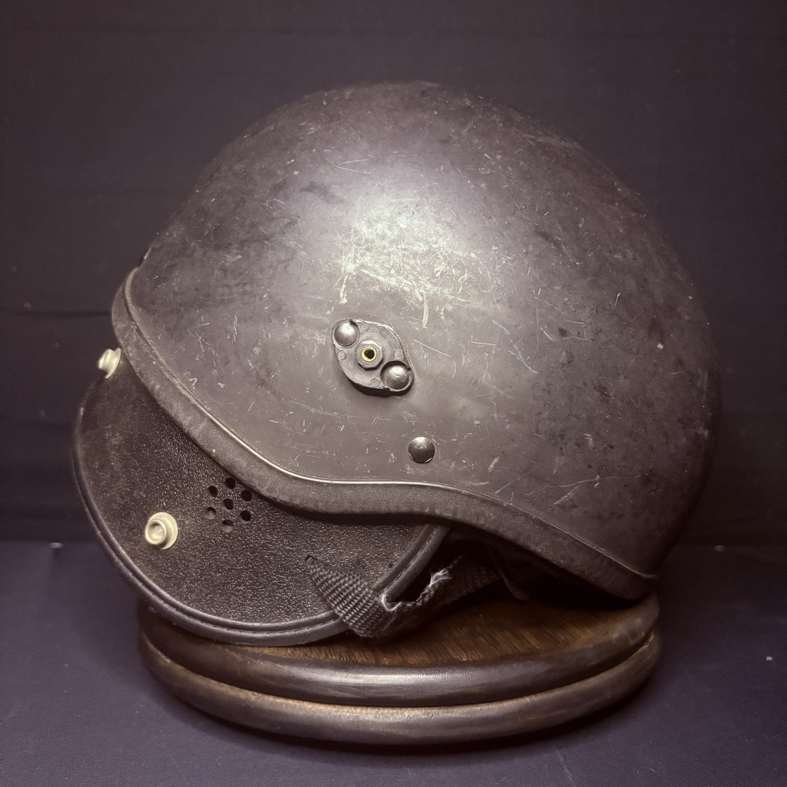 Police SWAT Riot Helmet Black (Universal Size) MADE IN USA3