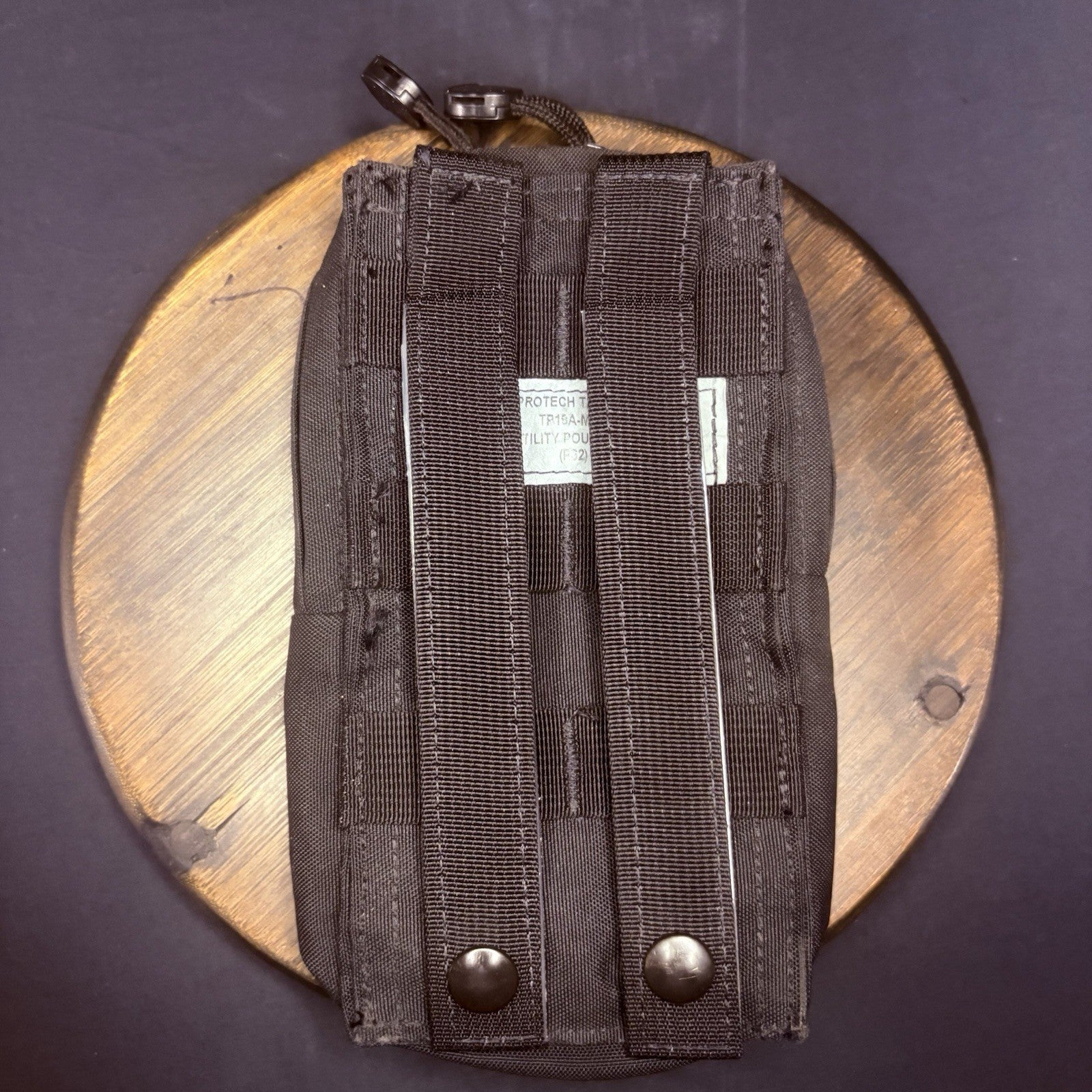 Protech Tactical Safariland Utility Pouch 4"x8" Molle Vertical Black TP19A-M-TK2