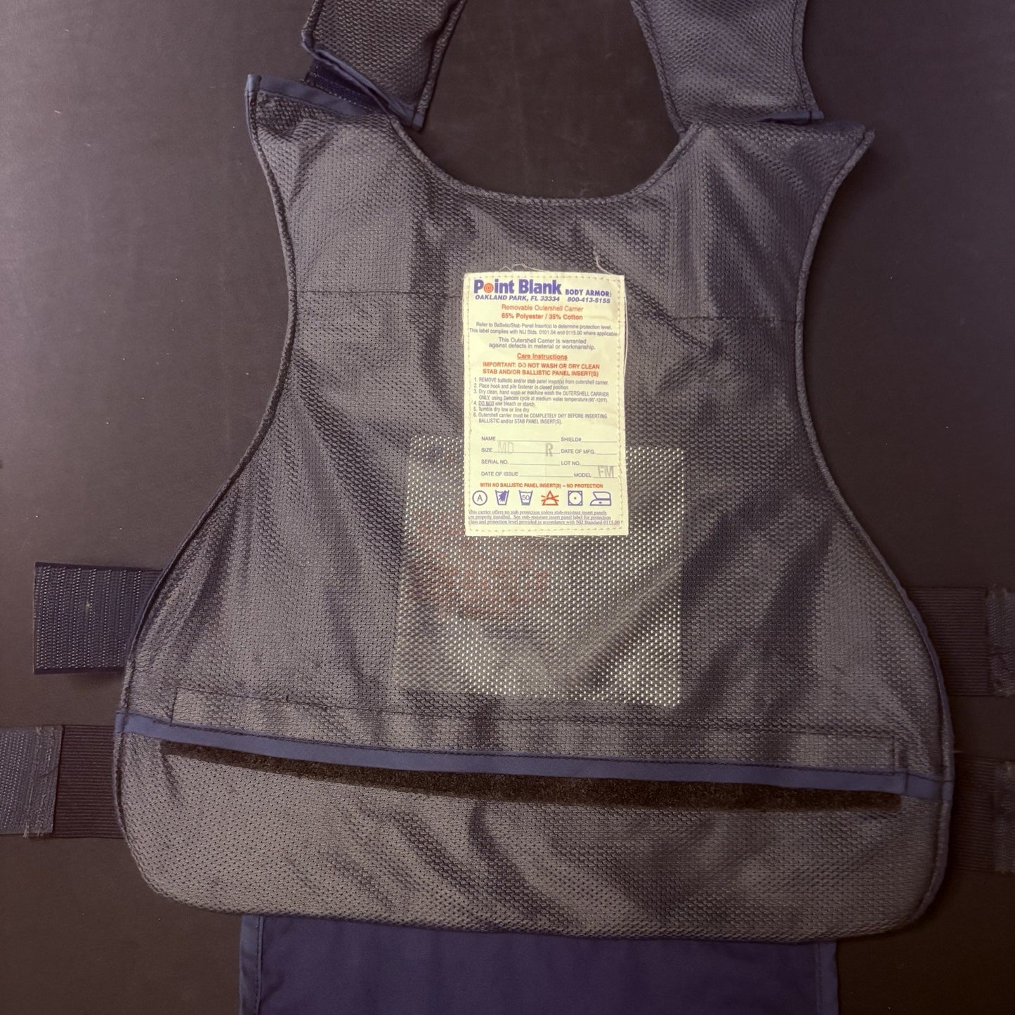 PB Bullet Proof Vest Level 2 Size Female Medium II Ballistic Concealable Vest8
