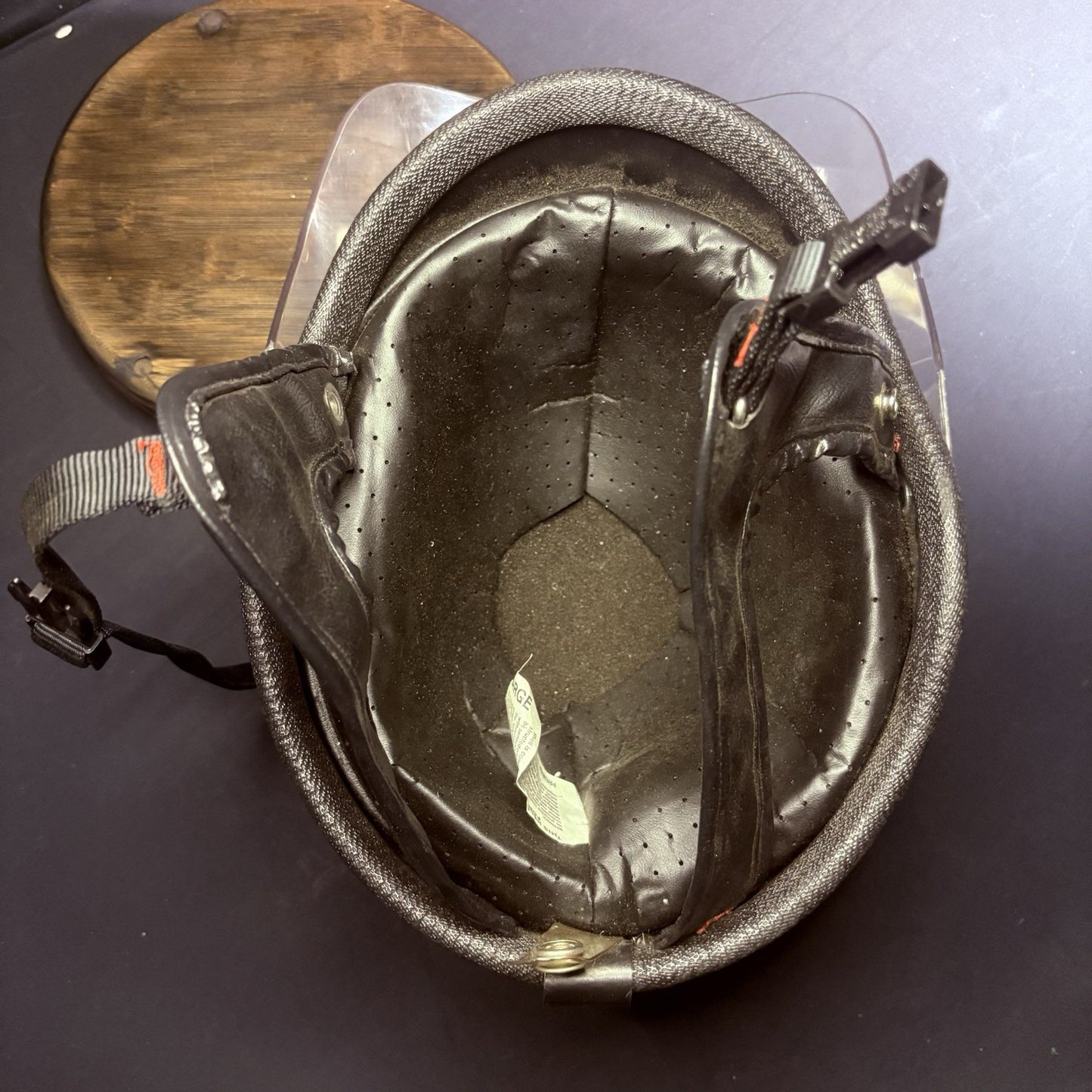 VTG Police Riot Helmet Blue Size Large w/ Removable Face Shield16
