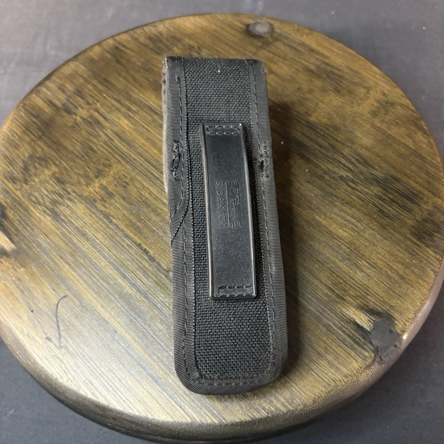 Uncle Mikes Compact Flashlight Pouch, Duty Belt Gear Black Nylon Case ~ 6”~6