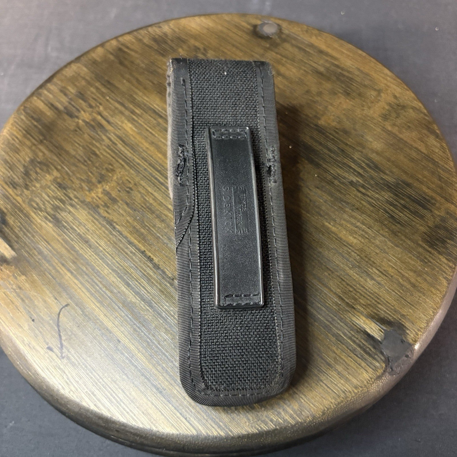 Uncle Mikes Compact Flashlight Pouch, Duty Belt Gear Black Nylon Case ~ 6”~6