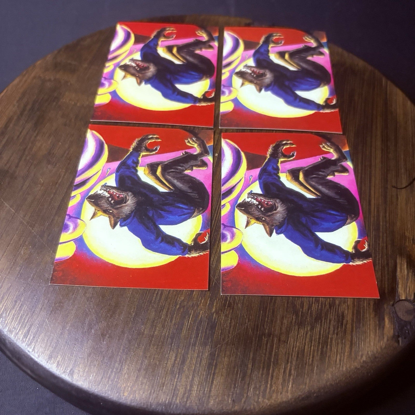 1996 Goosebumps #38 Werewolf Lot Of (4) High Grade Topps Trading Cards See Photo16