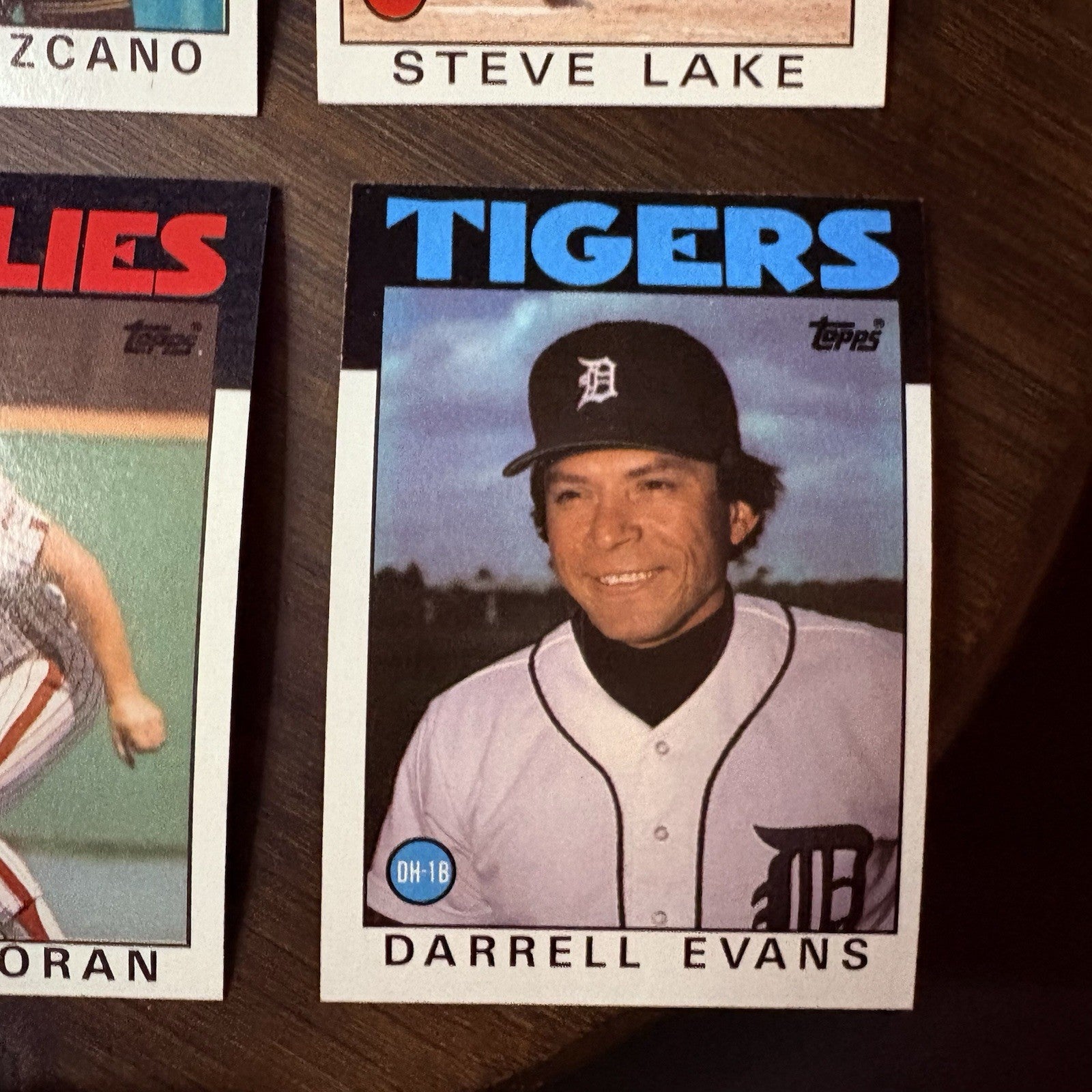 1986 Topps High Grade Baseball Cards (7 Card Lot)5