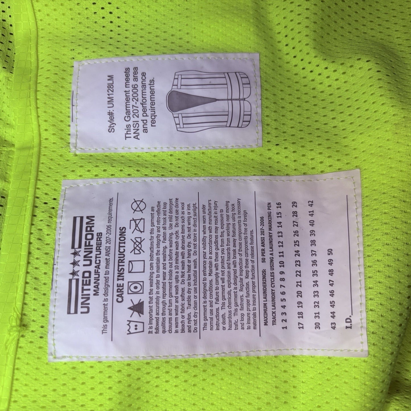 3M Police Safety Utility Vest  USED (Size XXL) Tact Squad Police7