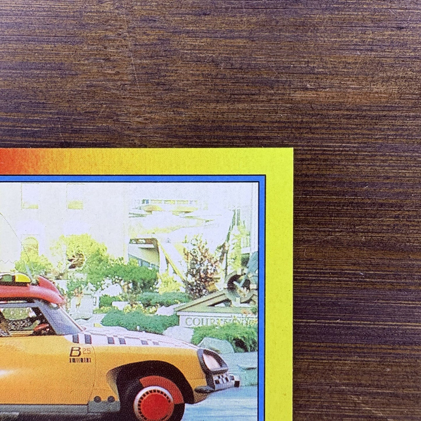 1989 Back to the Future #30 Topps Trading Card "Follow That DeLorean!"4