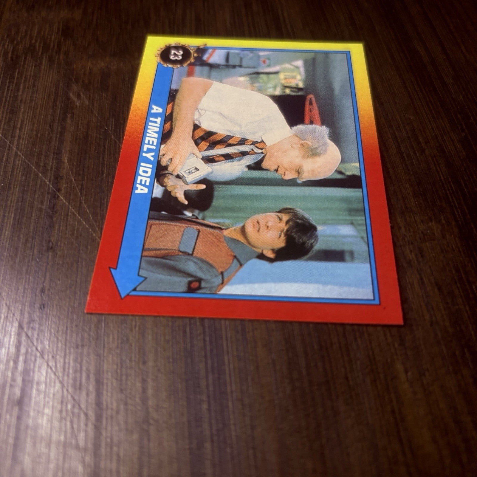 1989 Topps Back to the Future #23 "A Timely Idea" High Grade Trading Card7