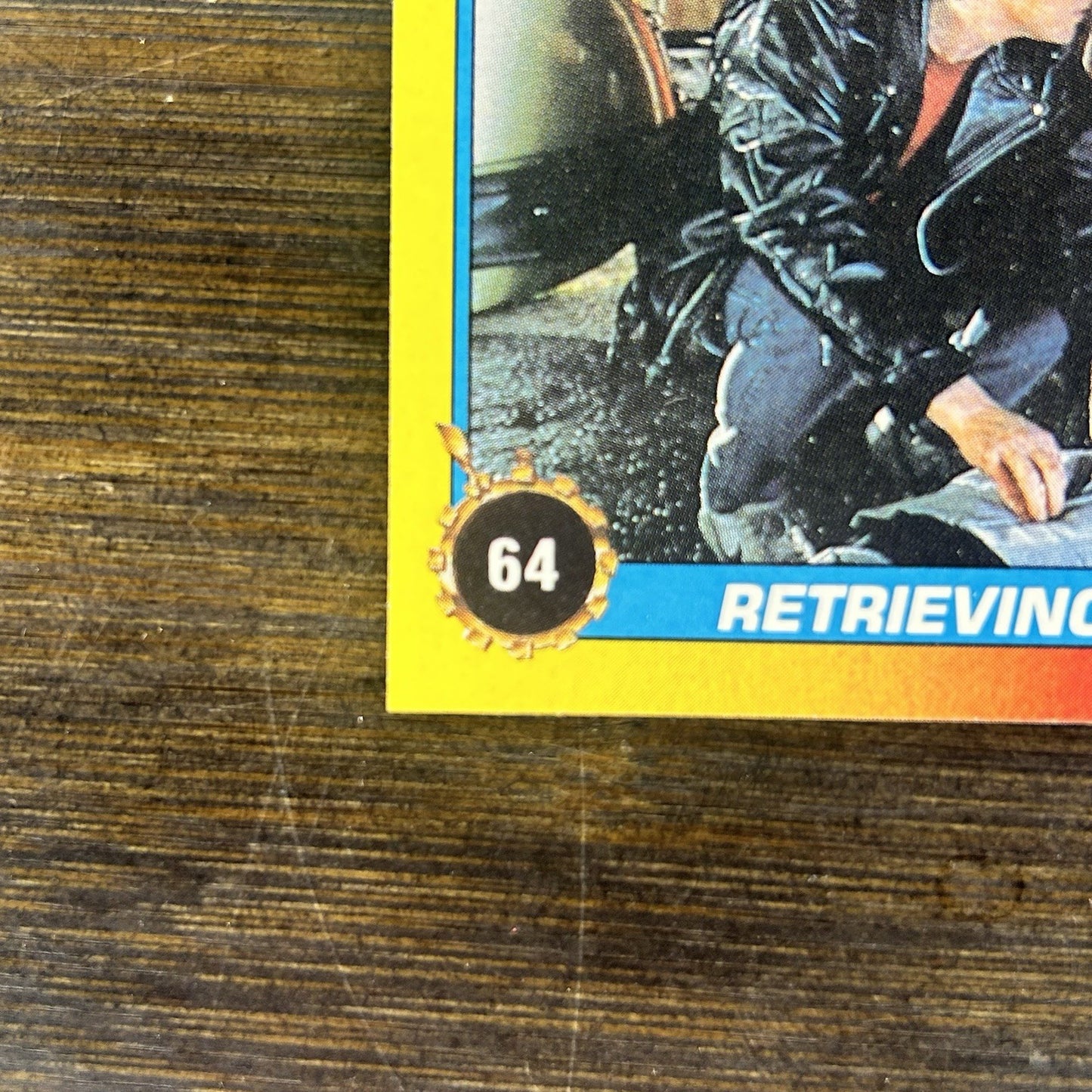 1989 Back To The Future Topps #64 Topps Trading Card "Retrieving The Almanac"4