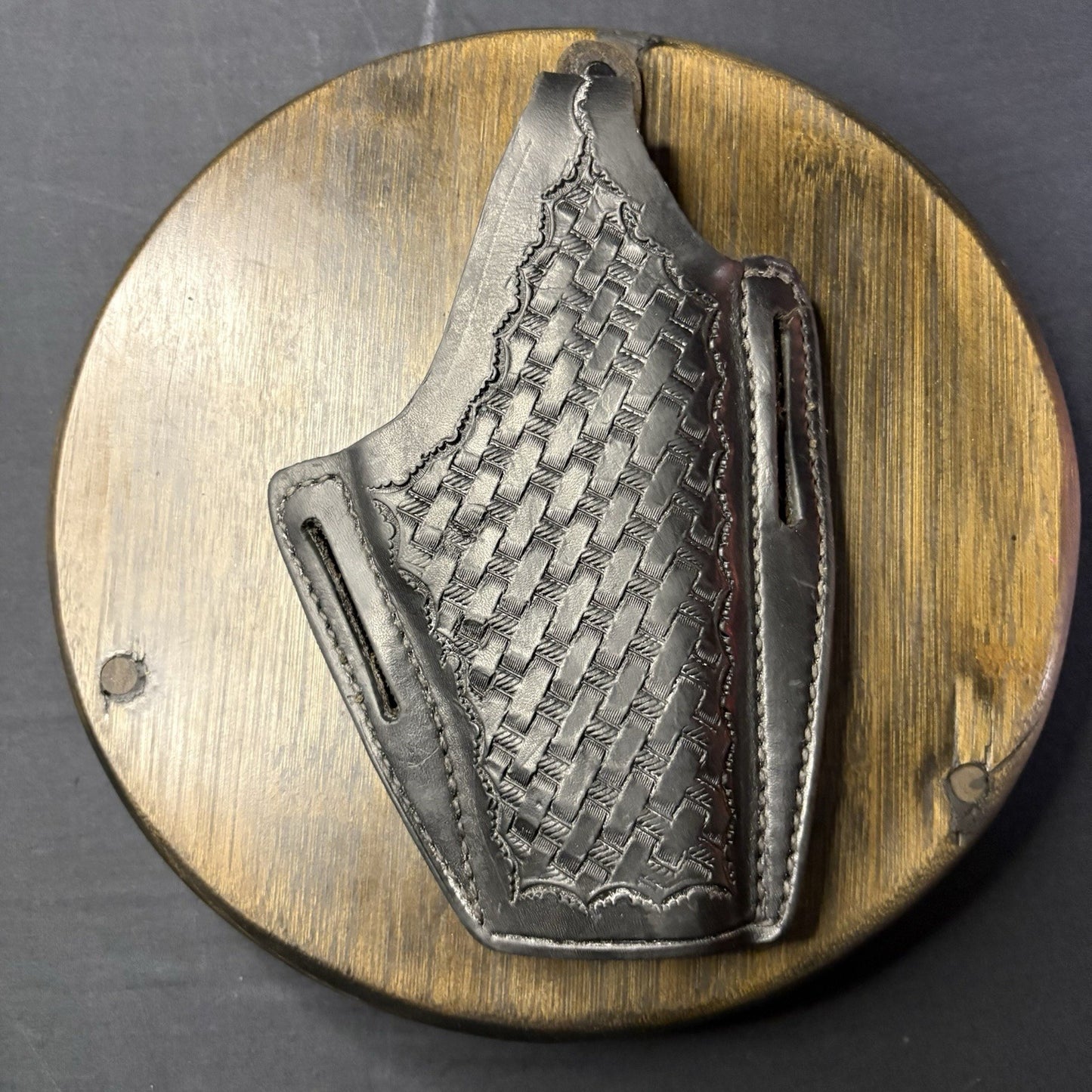 Bucheimer S&W 1006 Holster Leather Smith & Wesson Basket Weave Model 8304-79W4