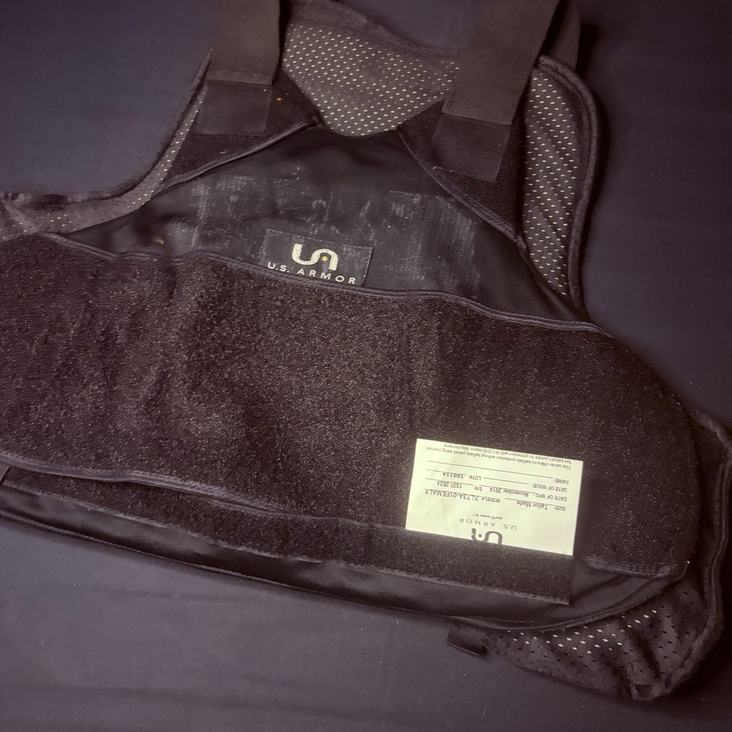 US Armor IIIA (3A) Bullet Proof Vest Size Female Medium 2018 w/6x8" Trauma Plate10