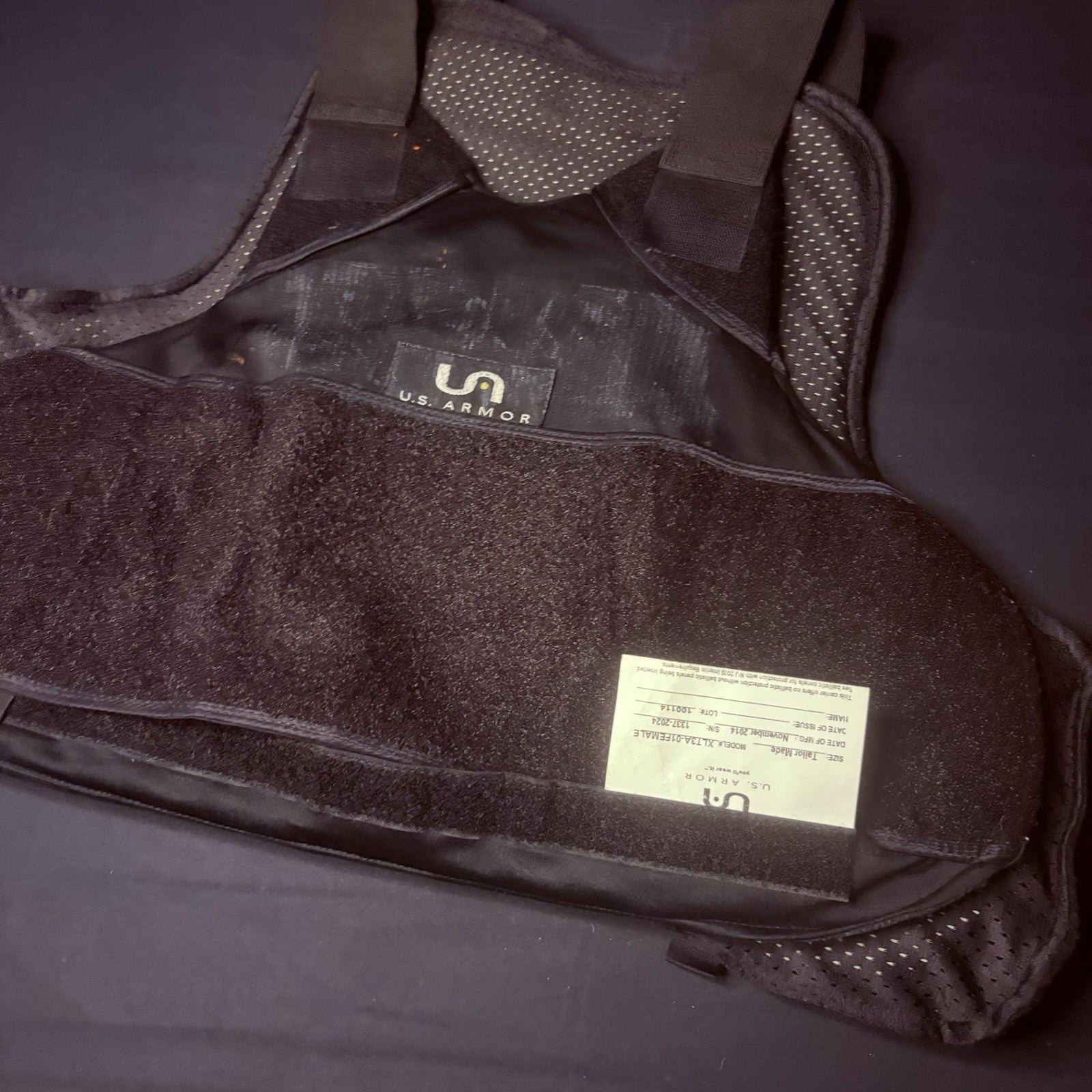 US Armor IIIA (3A) Bullet Proof Vest Size Female Medium 2018 w/6x8" Trauma Plate10