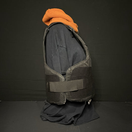 PB Level 2 II Bullet Proof Vest Size Large w/Trauma Plate Concealable Body Armor1