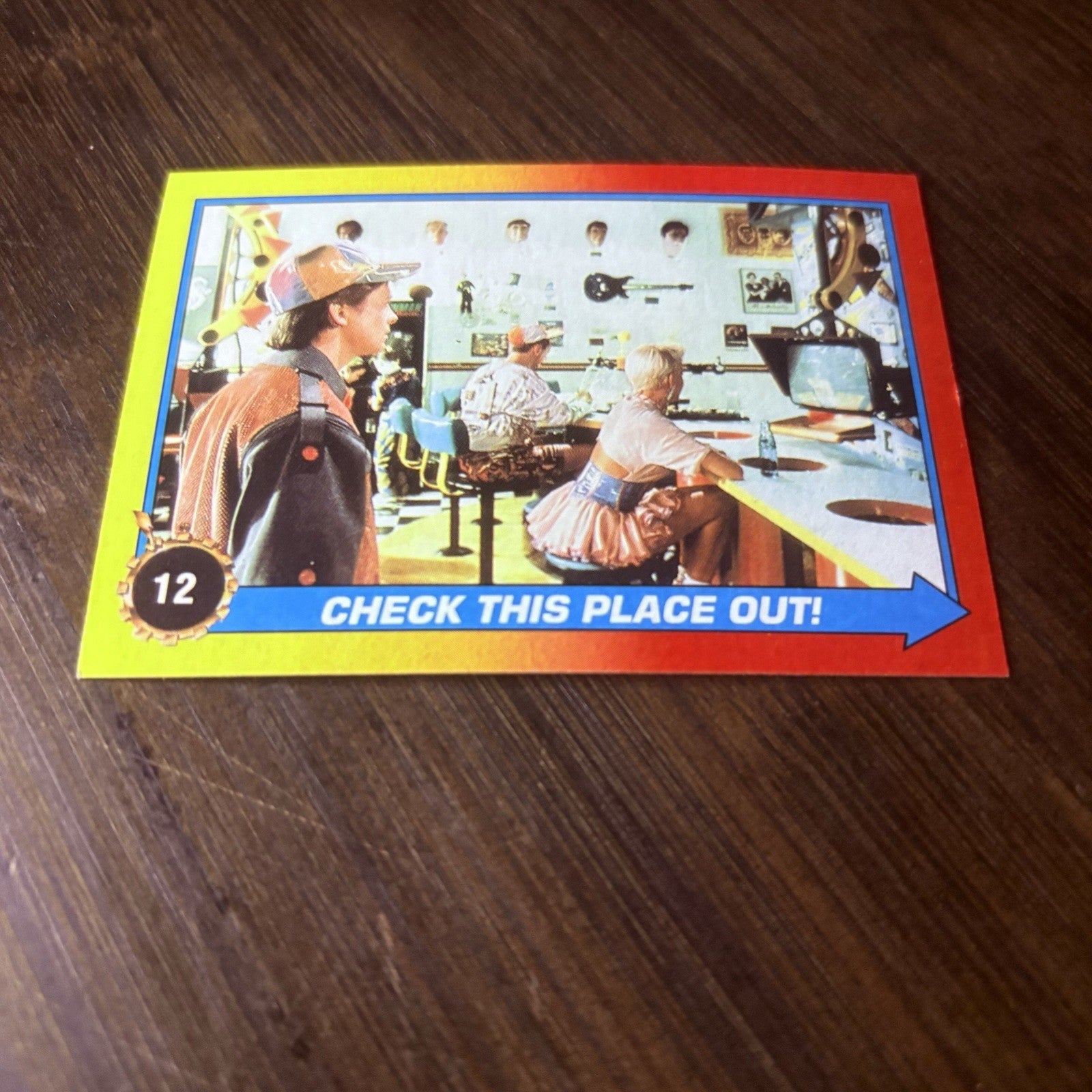 1989 Topps Back To The Future #12 "Check This Place Out" High Grade Trading Card6