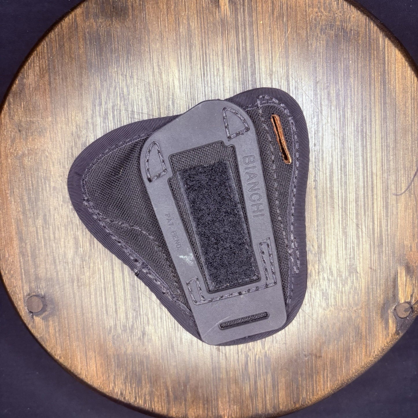 Bianchi Small Revolver Holster With Rubber Belt Loop, Ambidextrous0