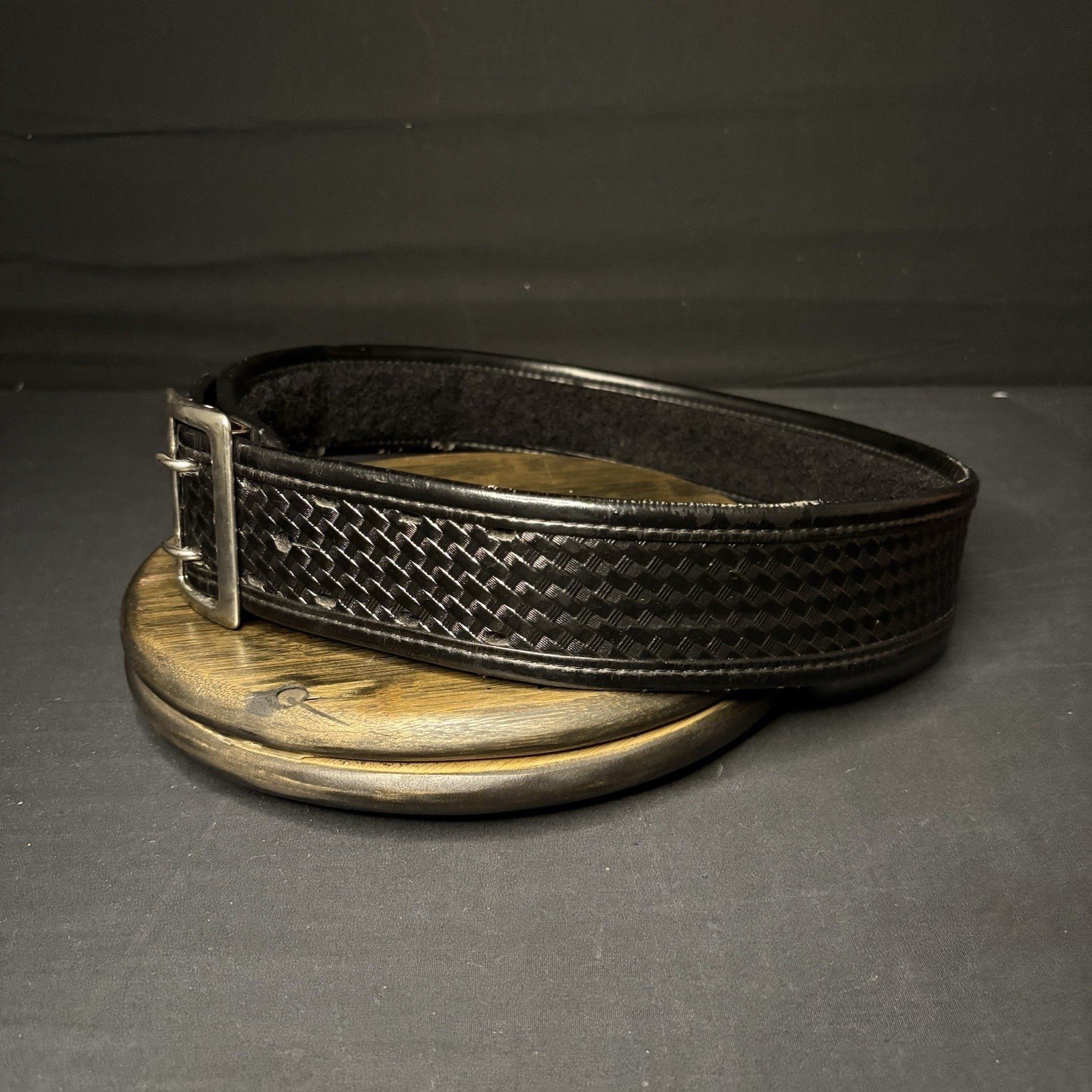 Bianchi 7960 Belt AccuMold Elite Sam Browne Duty Belt Size 32”- 34” Basketweave5