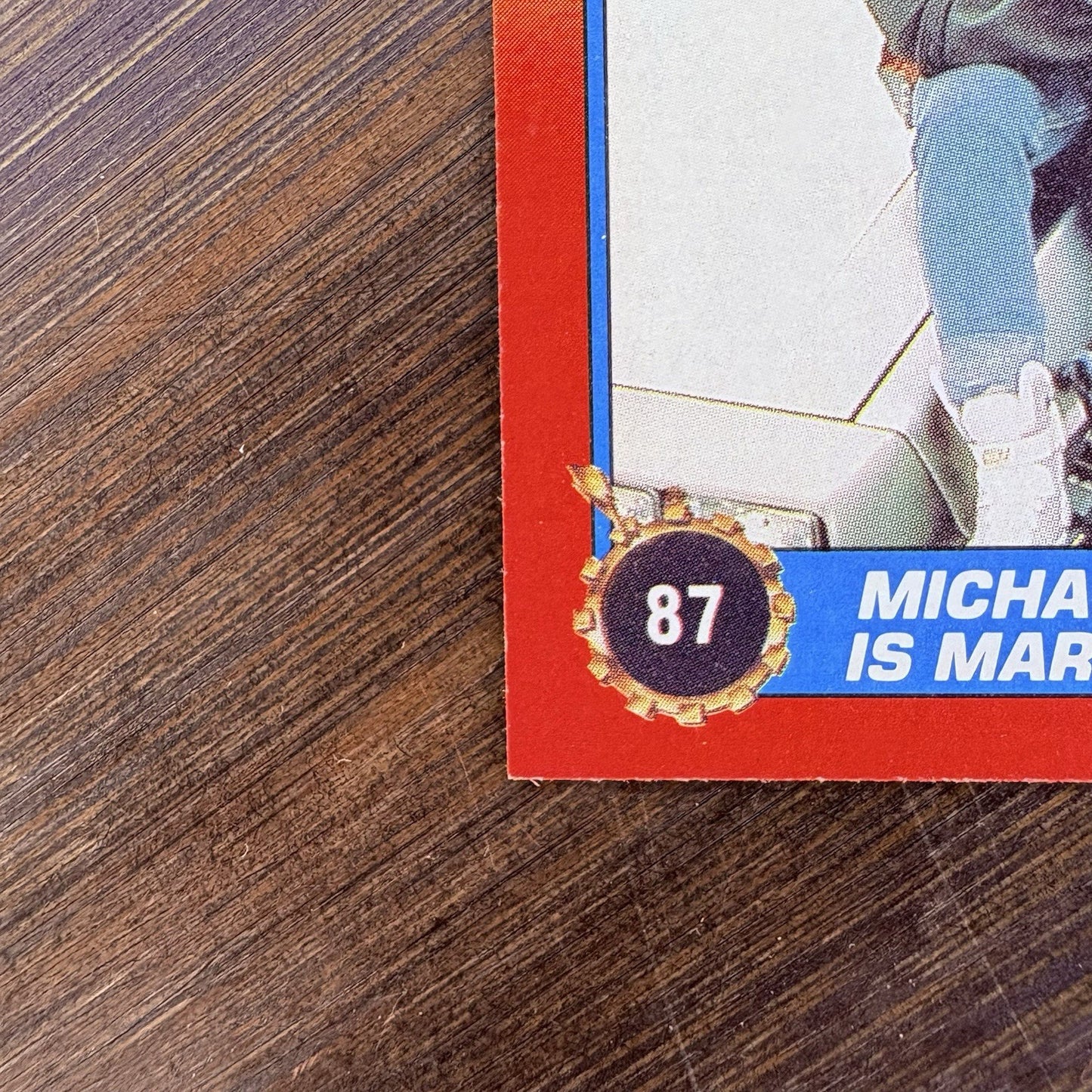 1989 Topps Back to the Future II #87 "Michael J. Fox Is Marty McFly" High Grade2