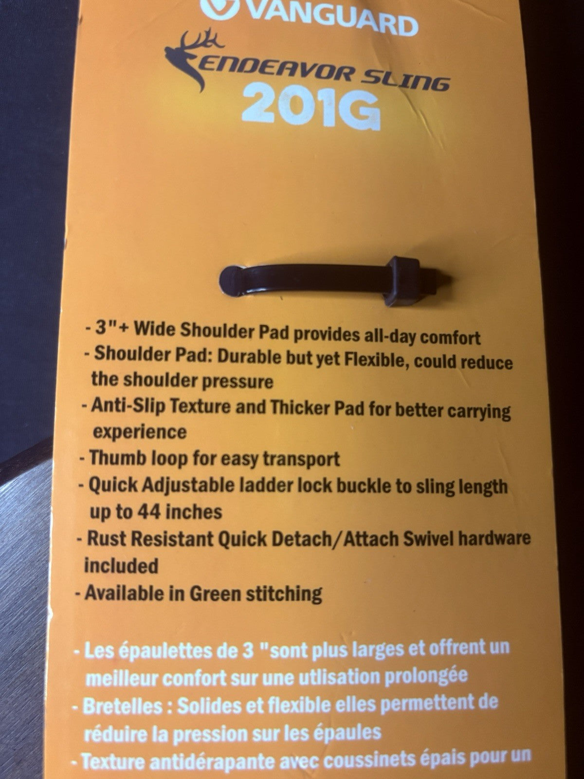 Vanguard Rifle Sling, 2 Point Swivel, Endeavor 201G11