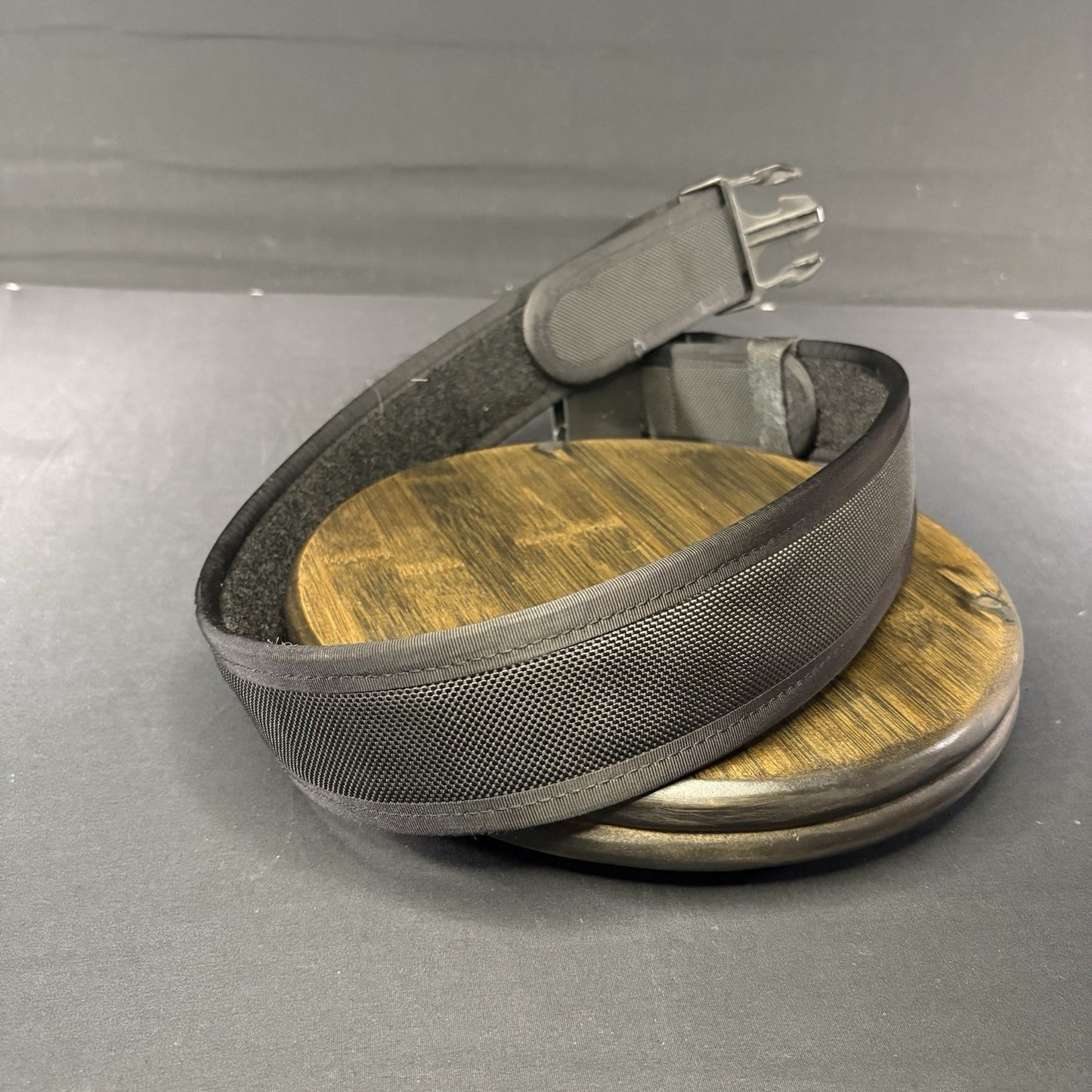 Bianchi Nylon Medium Belt AccuMold Duty - Black Waist Size 34"- 40" Excellent3