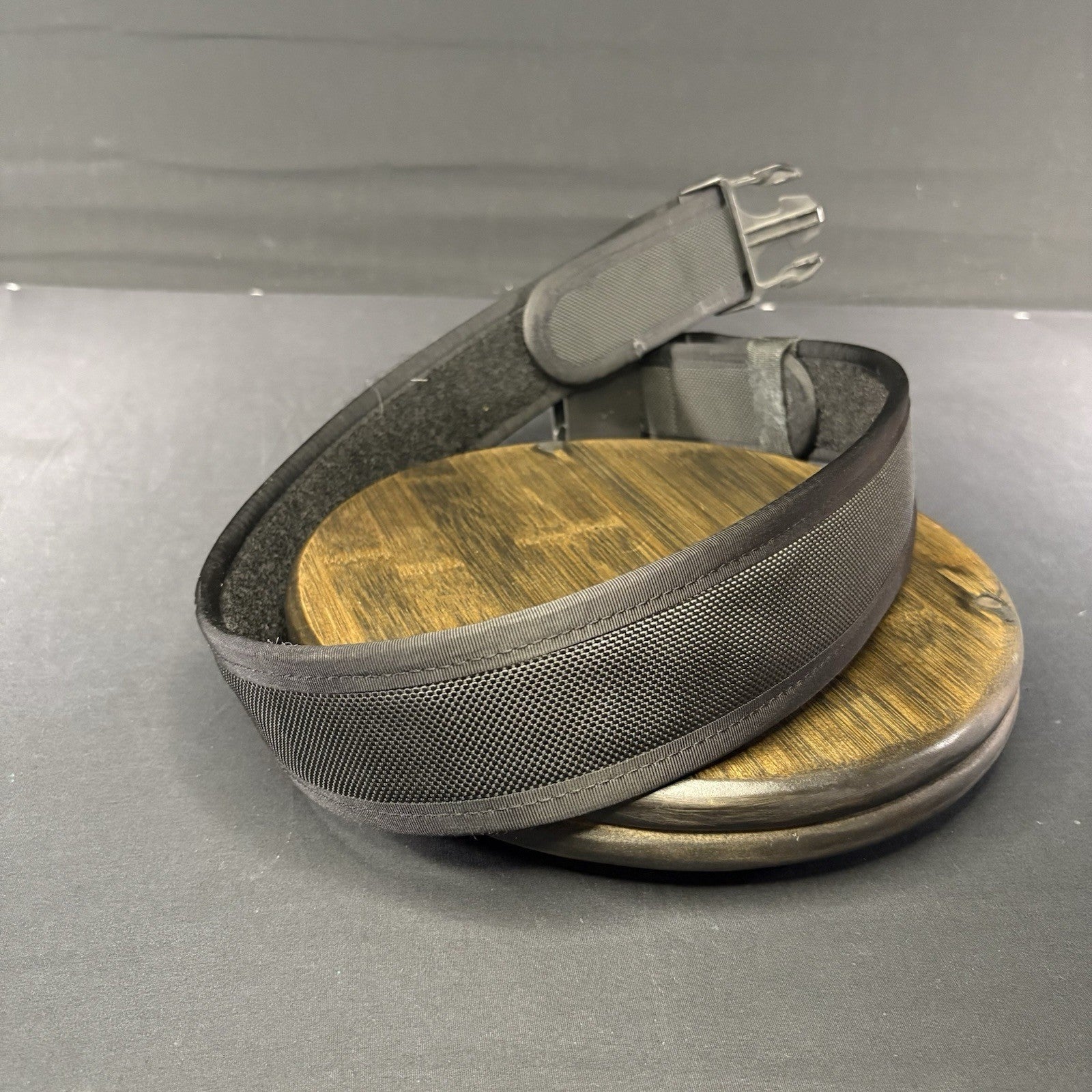 Bianchi Nylon Medium Belt AccuMold Duty - Black Waist Size 34"- 40" Excellent3