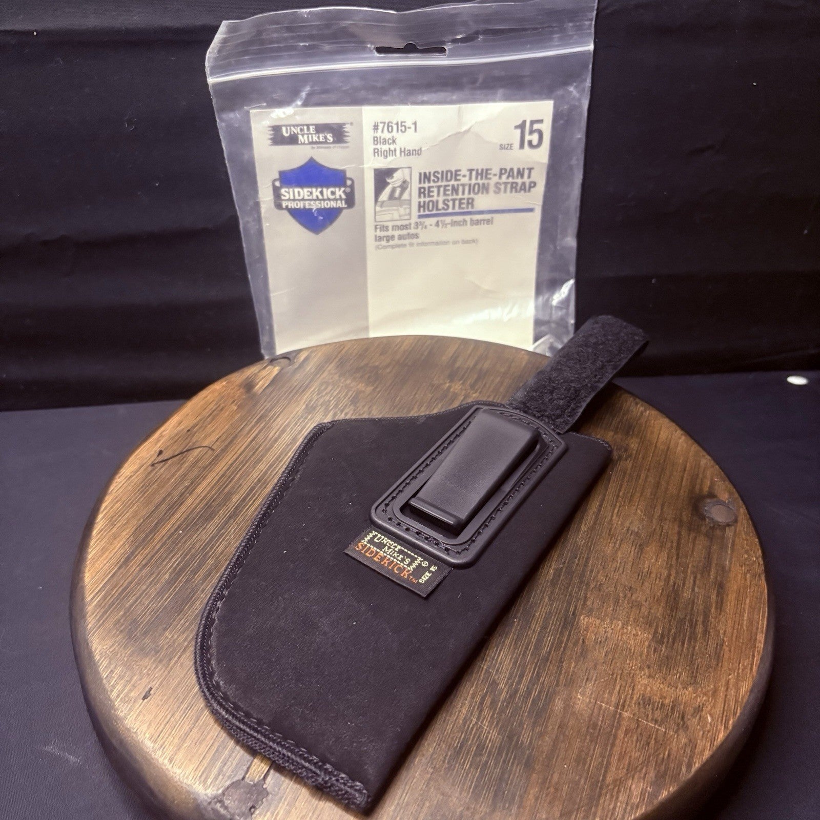 Uncle Mikes IWB Holster RH InsideThePants Size 15  Large Autos 3.75"4.5"5