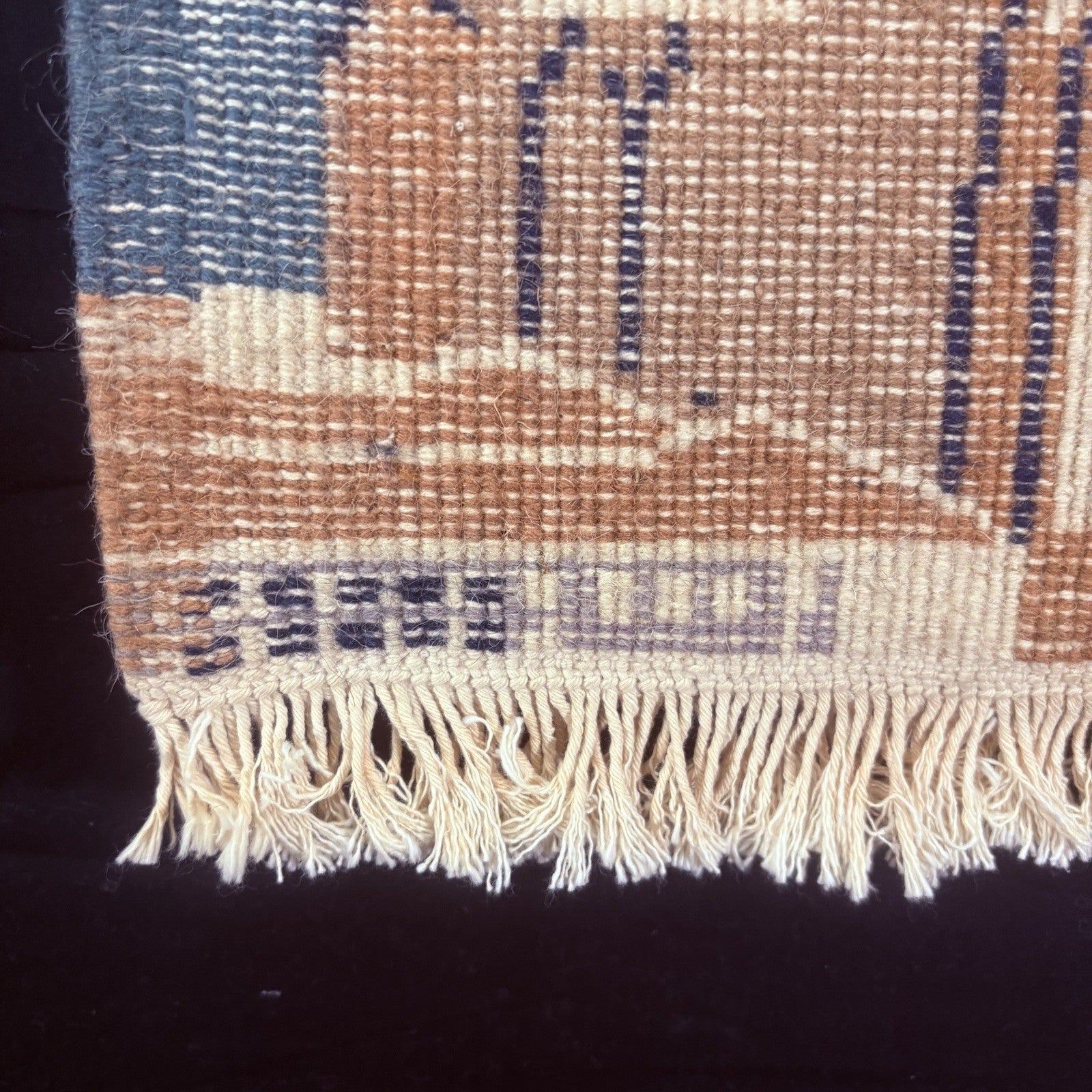 Hand Knotted Muslim Rug Turkish Pictorial Prayer Rug 2x1 Mosque Very Thick16