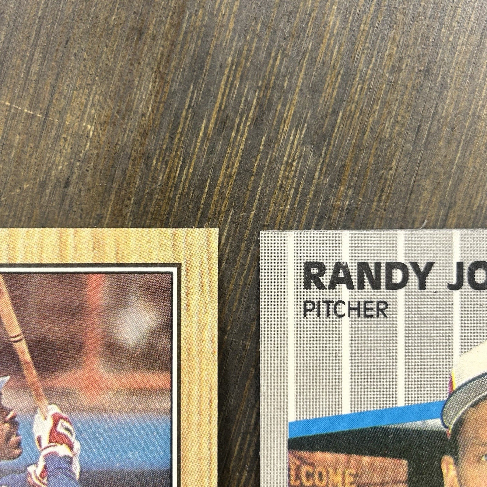1989 Fleer Randy Johnson #381 Rookie Card & #345 Andre Dawson, #30 Tim Raines3