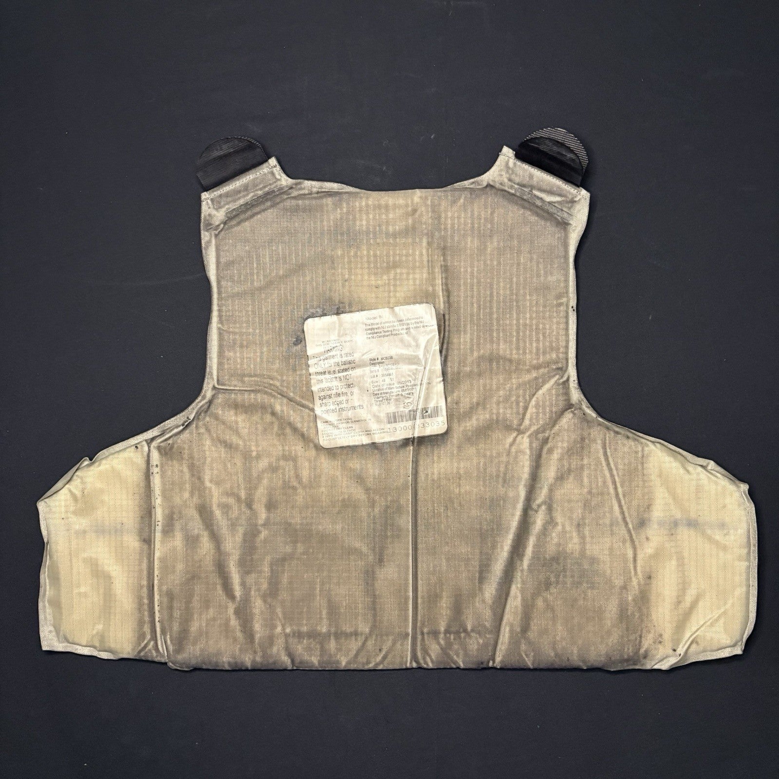 PB Level 2 II Bullet Proof Vest Size Large w/Trauma Plate Concealable Body Armor10