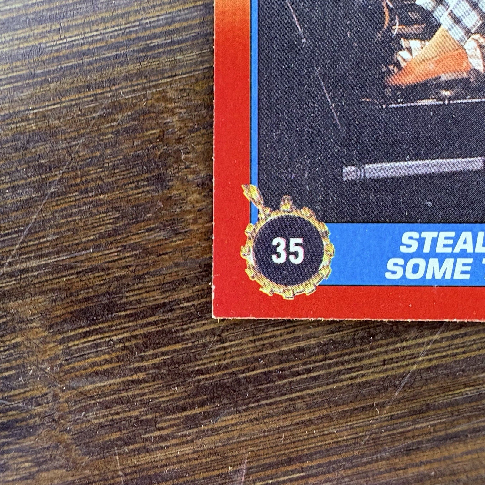1989 Back To the Future 2 #35 "Stealing Some Time" High Grade Topps Trading Card2