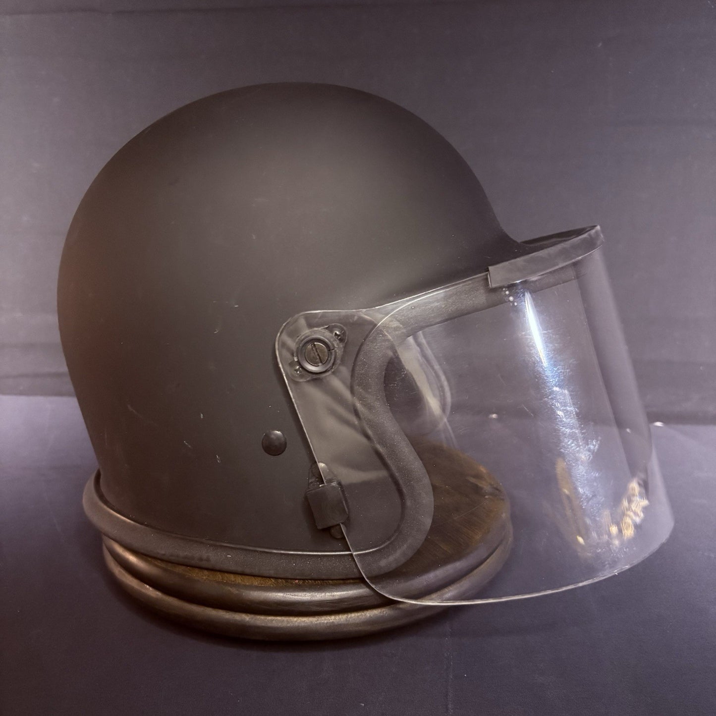 Pro Police Riot Helmet Size XL w/Removable Face Shield Kejo Impact Protection0