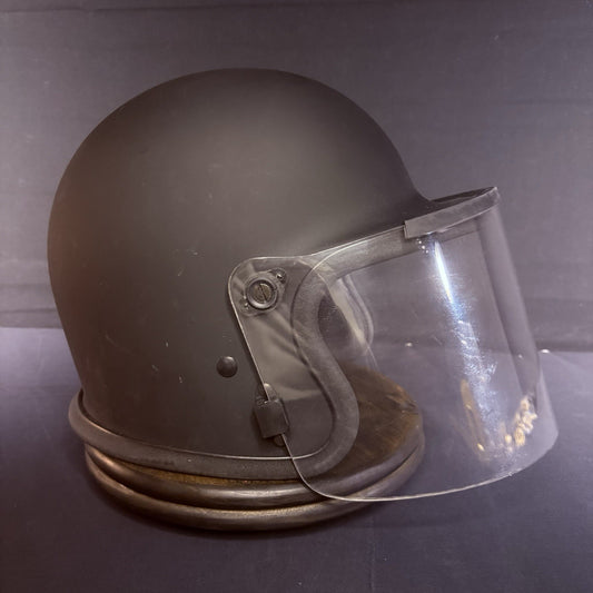 Pro Police Riot Helmet Size XL w/Removable Face Shield Kejo Impact Protection0