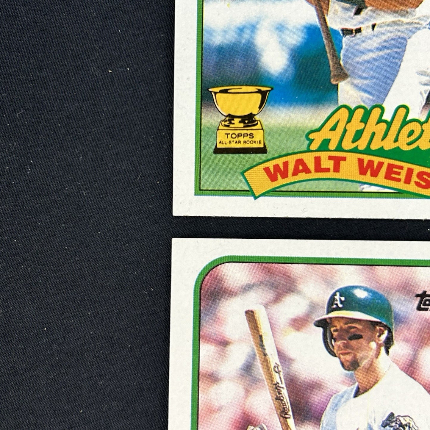 1989 Walt Weiss Trading Card (Lot Of 6) #316, #446, #165 6