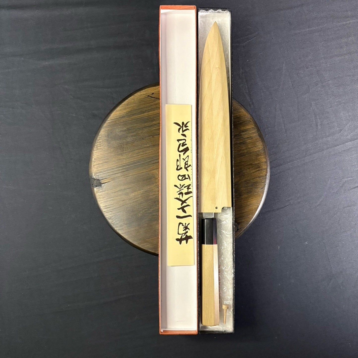 Kikuichi Japanese Chef Knife Kasumi Series Yanagi Sashimi Knife YKA24 9.5” 24cm9