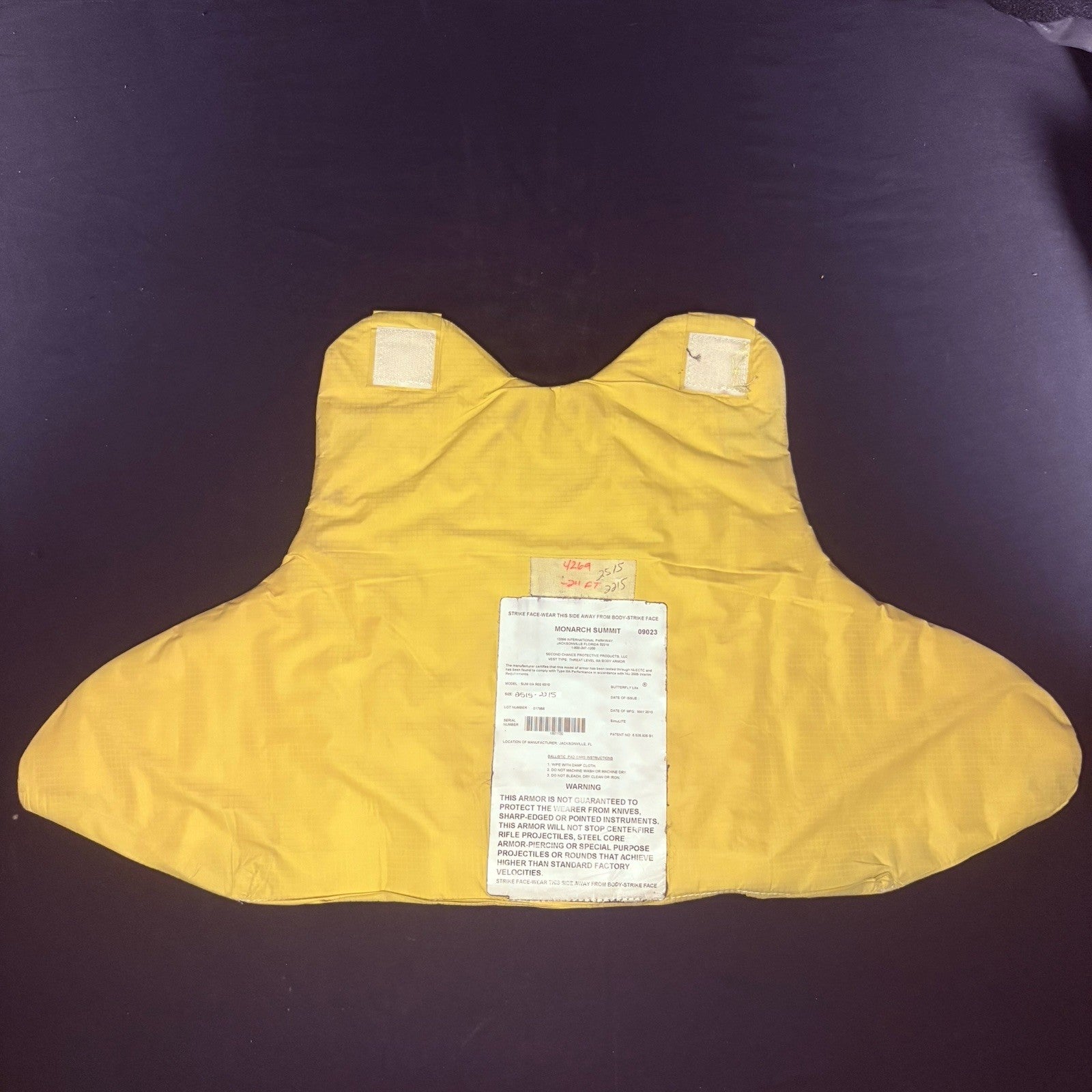 Second Chance 3A Ballistic Vest Size XL Bullet Proof IIIA Ballistic Body Armor7