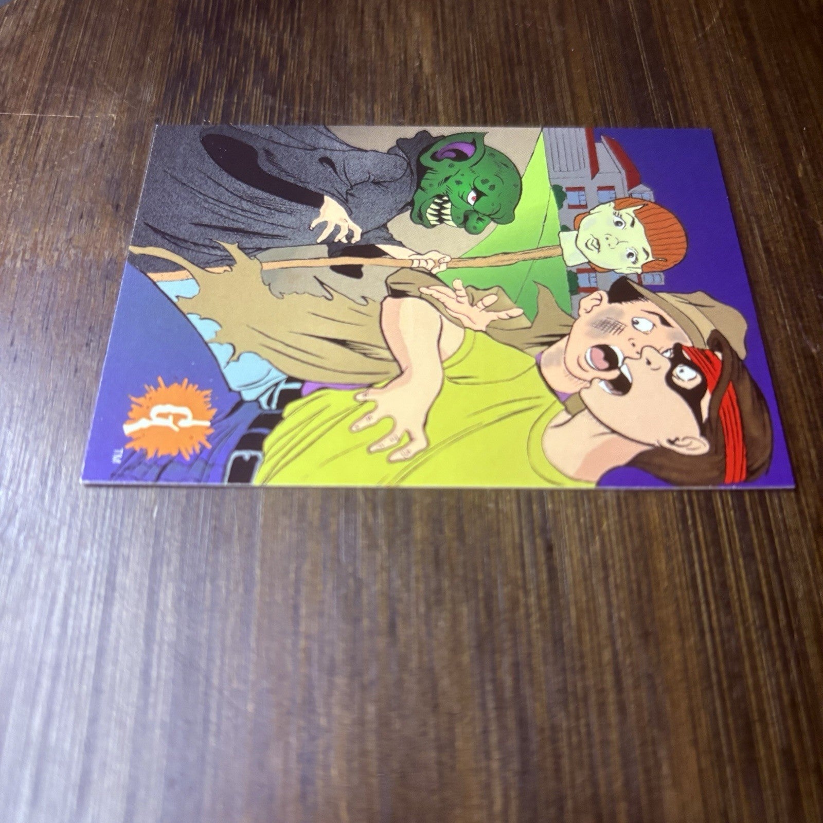 1996 Goosebumps Trading Card #31 "Terrifying Turnabout" High Grade Topps7