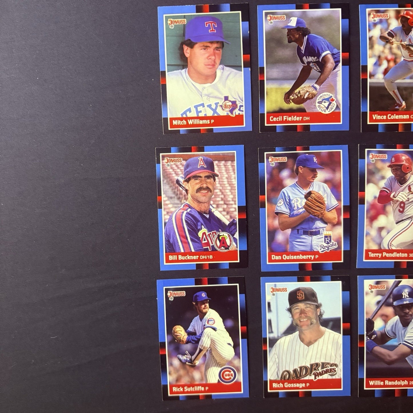 1987 Donruss High Grade Baseball  25 Card Lot #12