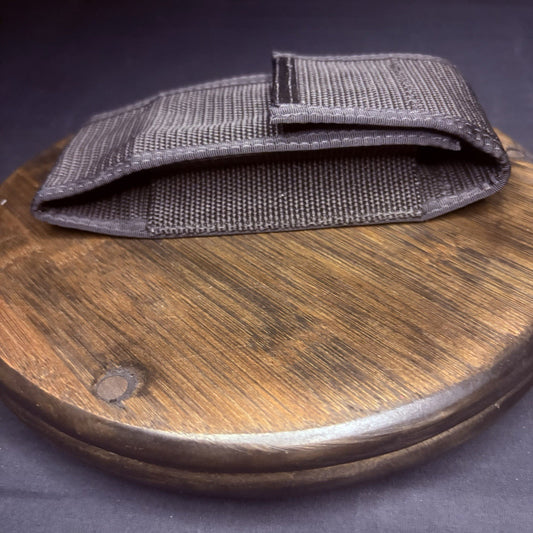 Nylon Pouch Black With Elastic Pockets And Belt Loop0