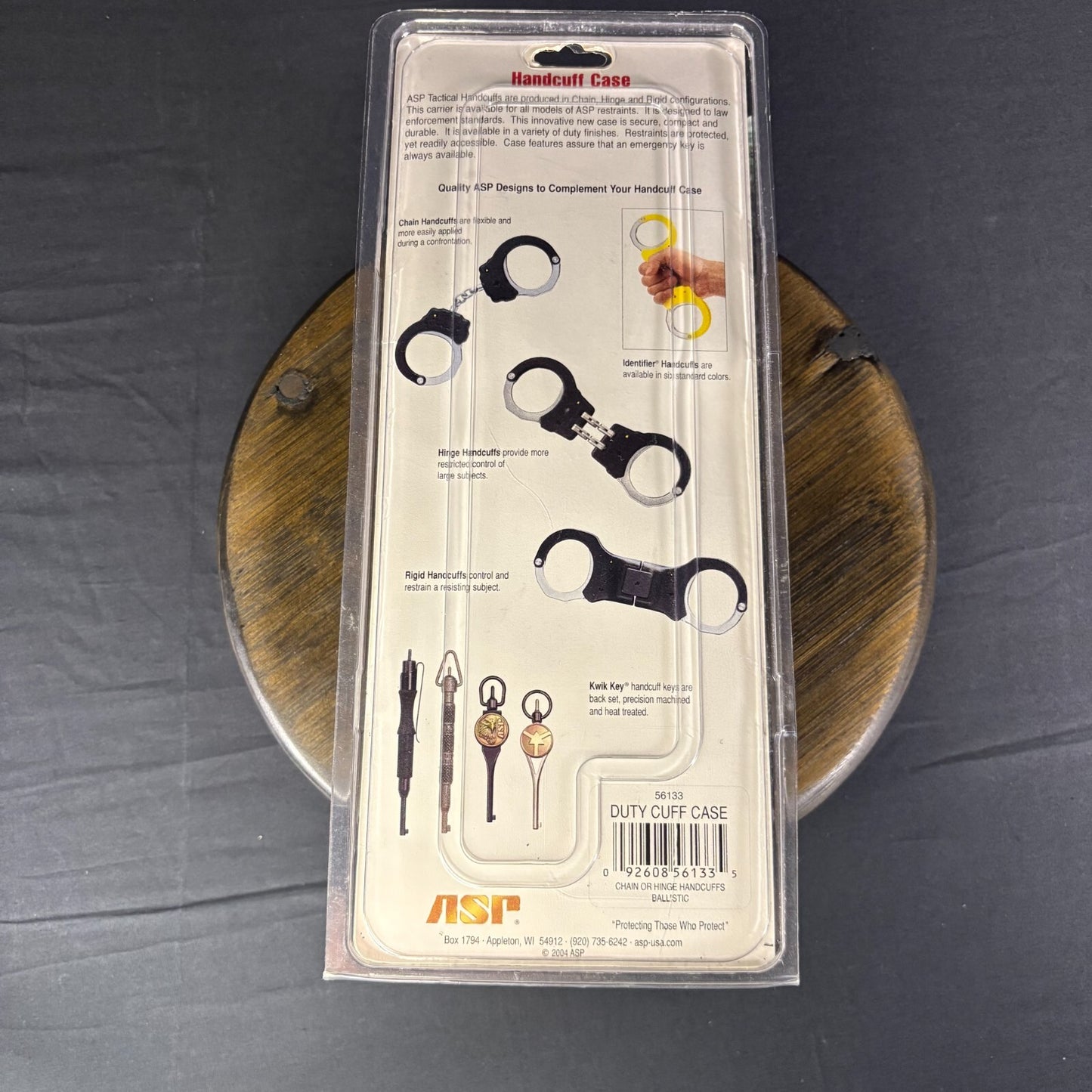 ASP Ballistic Nylon Chain or Hinged Handcuff  Case7