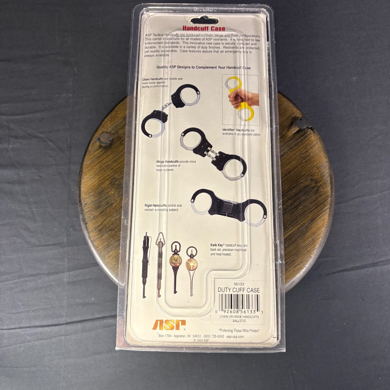 ASP Ballistic Nylon Chain or Hinged Handcuff  Case7