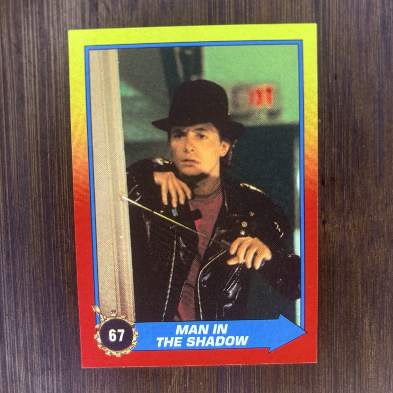 1989 Topps Back to the Future #67 "Man In the Shadow" High Grade Trading Card0