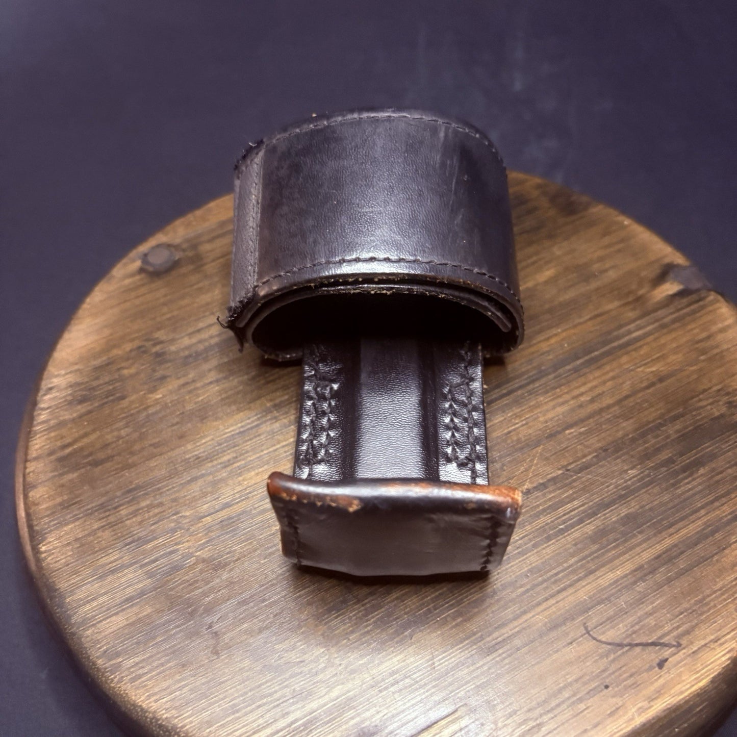 Dutyman Radio Pouch 4111 Plain Leather Steel Based Black Case, Holder9