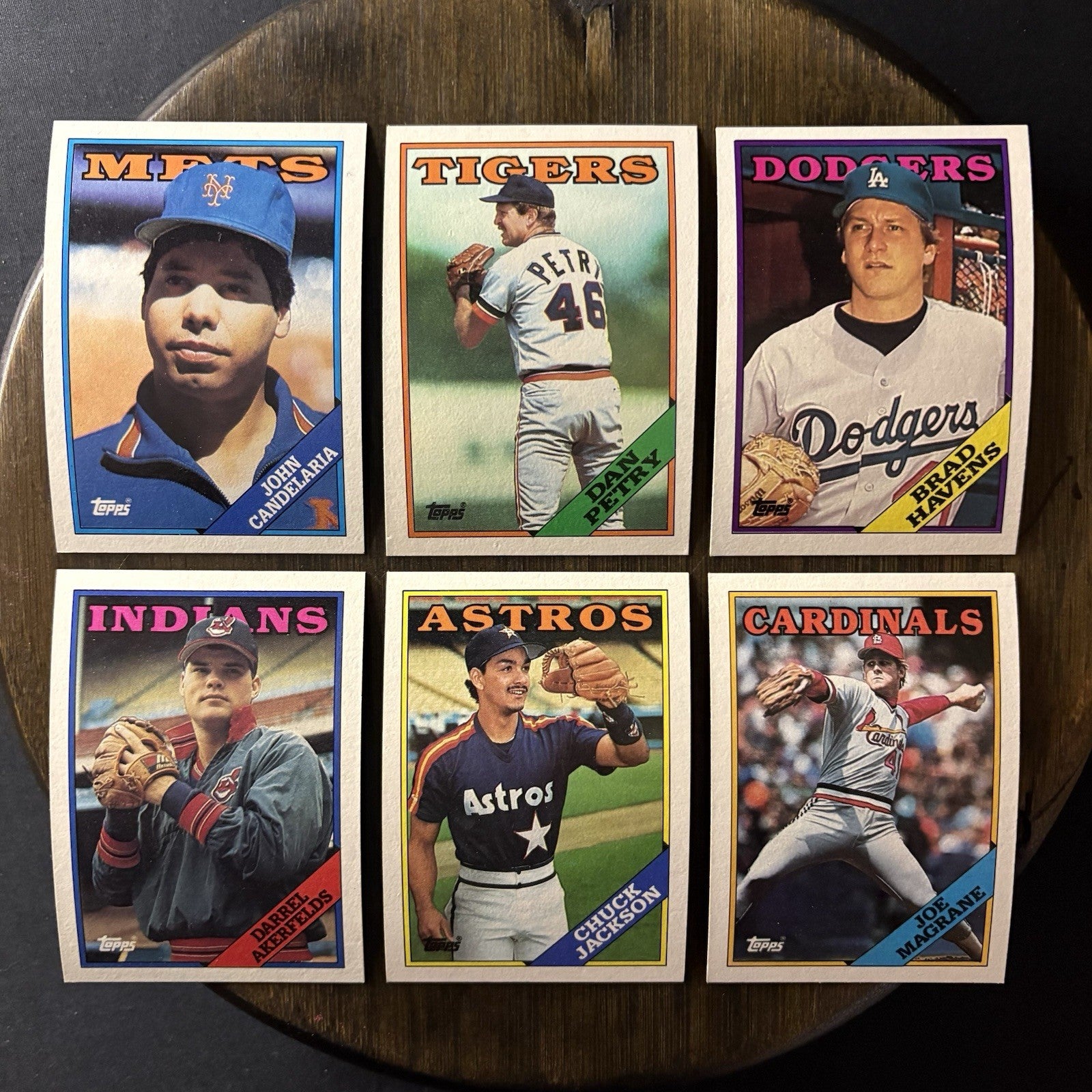 1988 Topps High Grade Cards #546, #78, #698, #82, #94, #380 (Lot Of 6)0