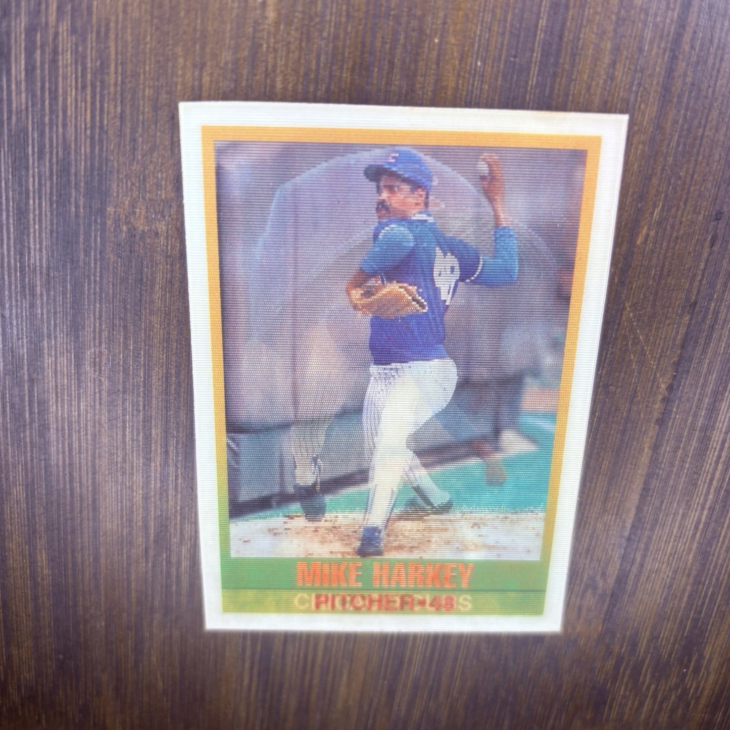 1989 Sportflics Cubs Damon Berryhill & Mike Harkey High Grade (Lot Of 2) Cards6