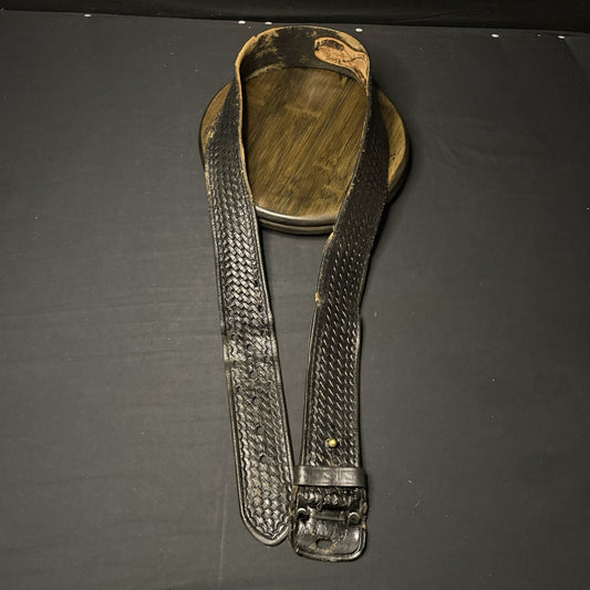 Dutyman Leather Duty Belt 38” Black Basket Weave0