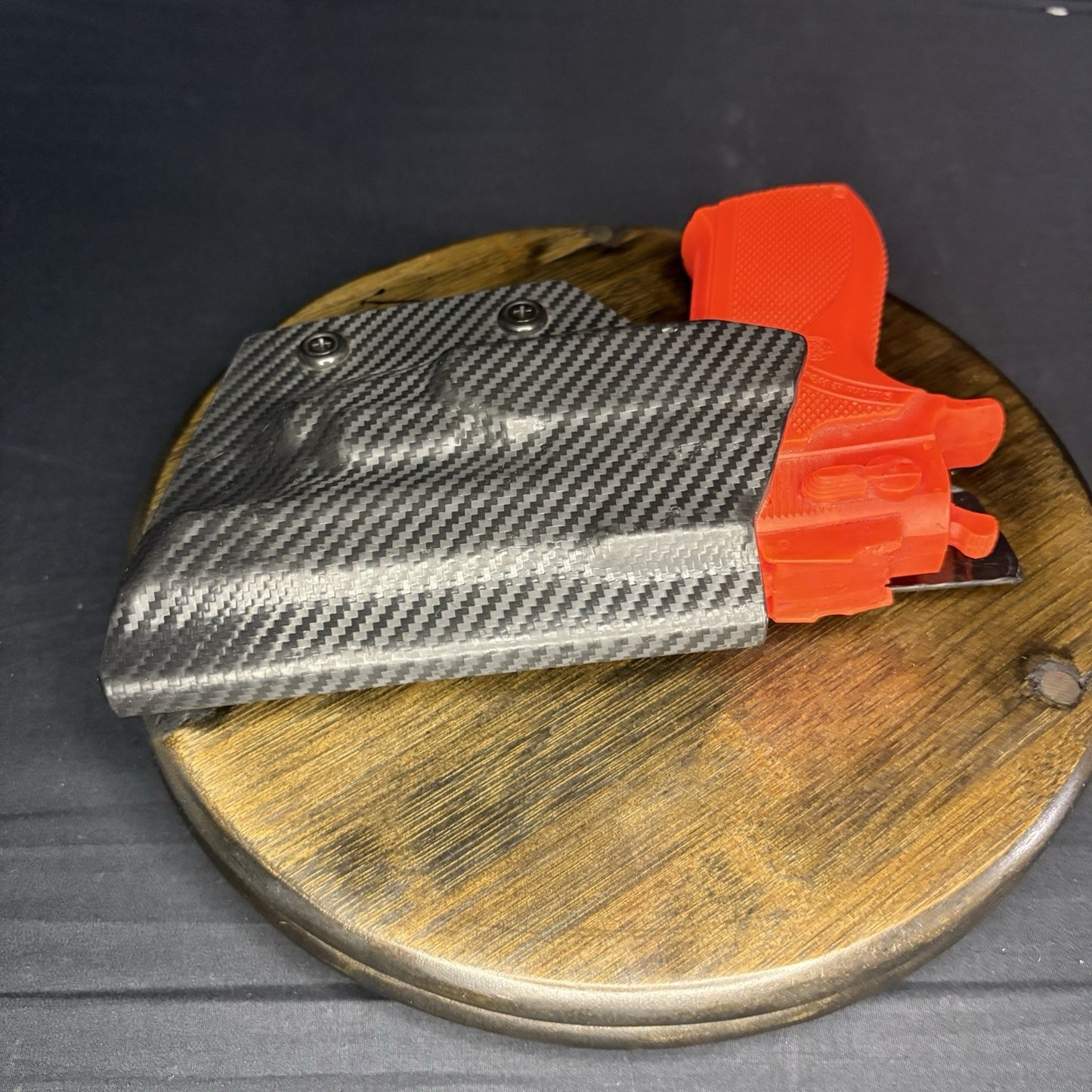 S&W 5906 Holster w/Flashlight Carbon Fiber Smith and Wesson 5906 No Clip Or Loop4