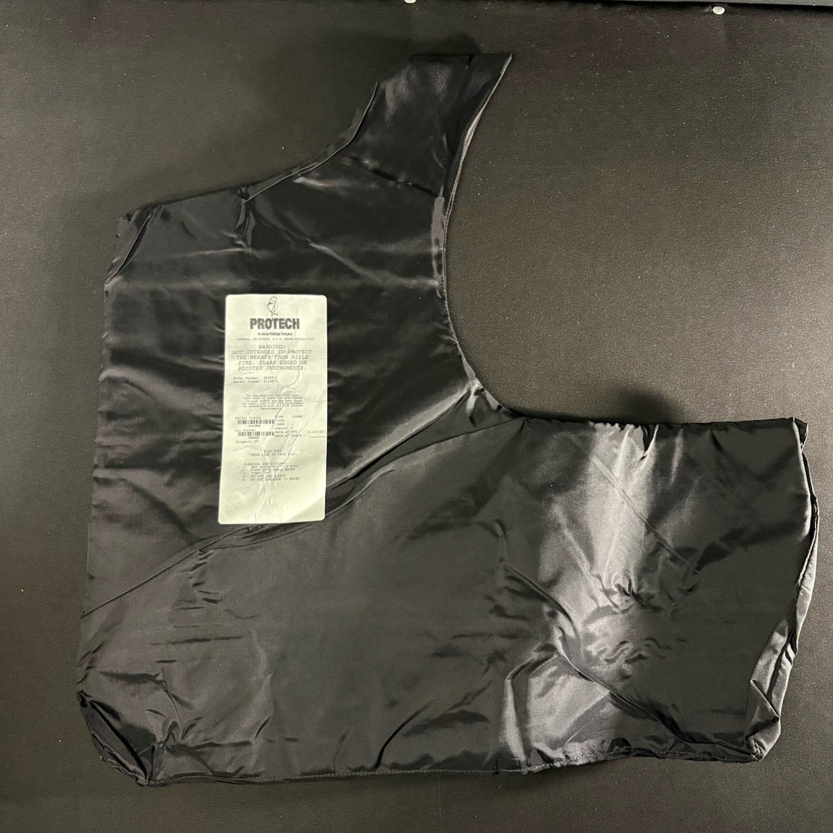 Protech 3A Tactical Carrier Size Large Vest Overlap Chest IIIA Shoulder Armor