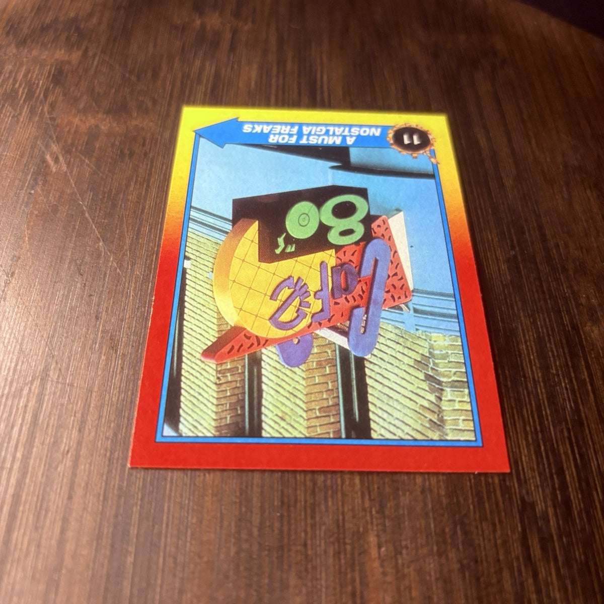 Back To The Future 2 1989 Topps #11 "A Must For Nostalgia Freaks" High Grade