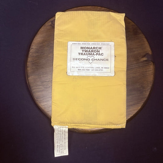 Second Chance Monarch TWARON Trauma Pac Plate 5"x 8" Soft Impact Panel